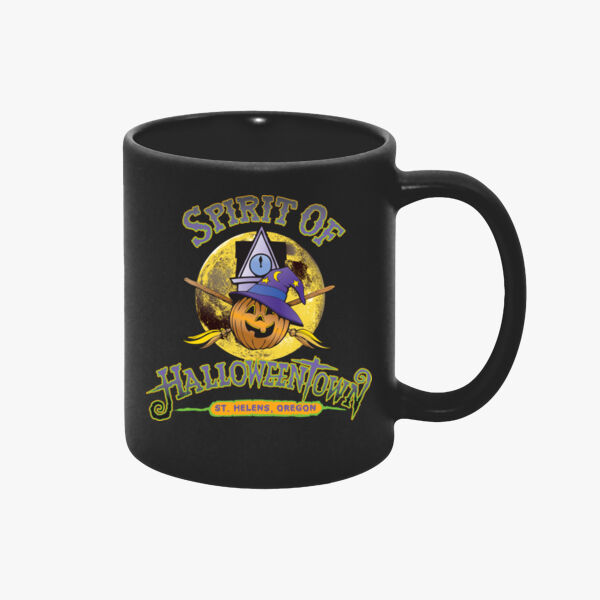 Halloween Town Black Ceramic Mug Thumbnail